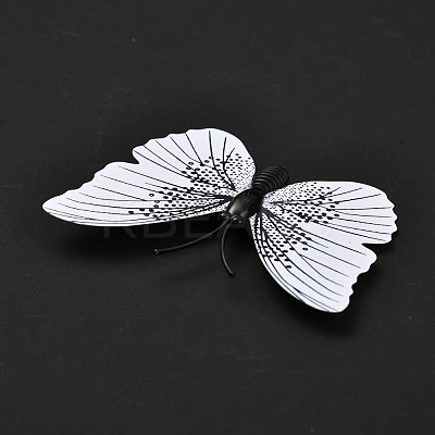PVC Plastic Artificial 3D Butterfly Decorations DIY-I072-02E-1