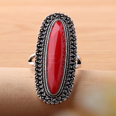 Alloy and Resin Finger Rings FS-WGB9ABA-05-1