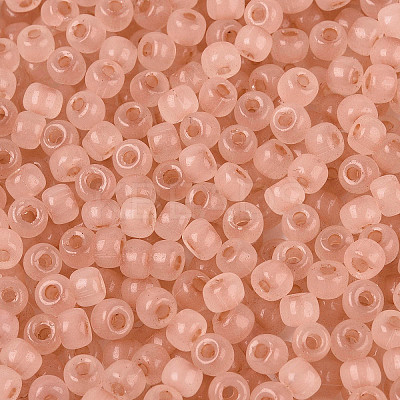6/0 Transparent Inside Colours Glass Seed Beads SEED-N008-08M-1