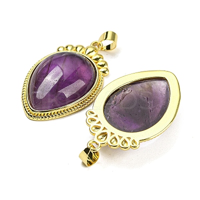 Natural Mixed Gemstone Pendants G-F760-02B-1