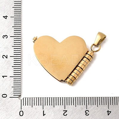 304 Stainless Steel Pendants STAS-K297-03G-1