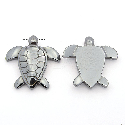 Non-magnetic Synthetic Hematite Pendants LS-G-N0050-08-1