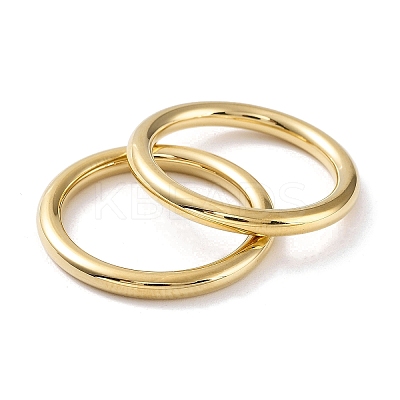 Ion Plating(IP) 304 Stainless Steel Polishing Plain Band Rings X-RJEW-G298-05B-G-1