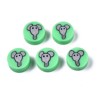 Handmade Polymer Clay Beads CLAY-N008-036C-1