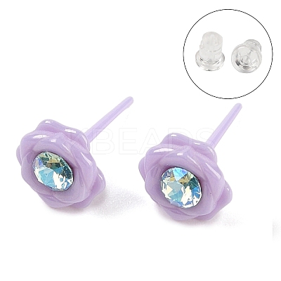 Hypoallergenic Bioceramics Zirconia Ceramic Stud Earrings EJEW-C111-10A-1