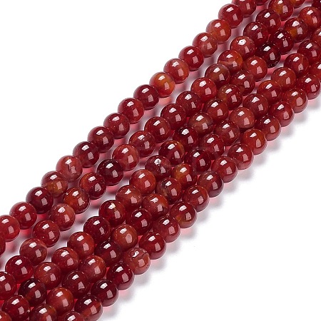 Glass Round Beads Strands GLAA-M044-01I-1