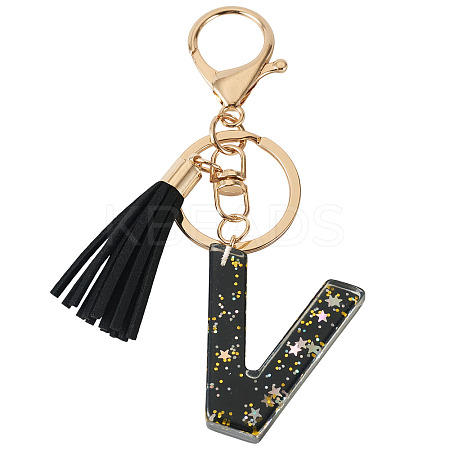 1Pc Resin Letter Keychains KEYC-TADJ0001-09V-1