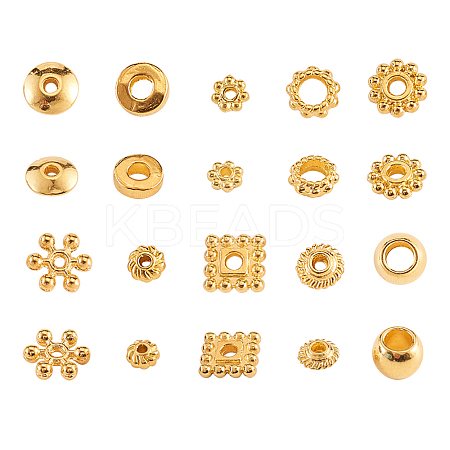 300Pcs 10 Styles Alloy Spacer Beads PALLOY-CJ0001-153-1