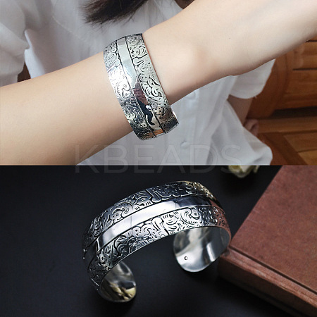 Retro & Bohemian Style Alloy Cuff Bangles for Women FS-WG4A806-08-1