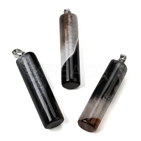 Natural Agate Big Pendants G-F820-11Q-1