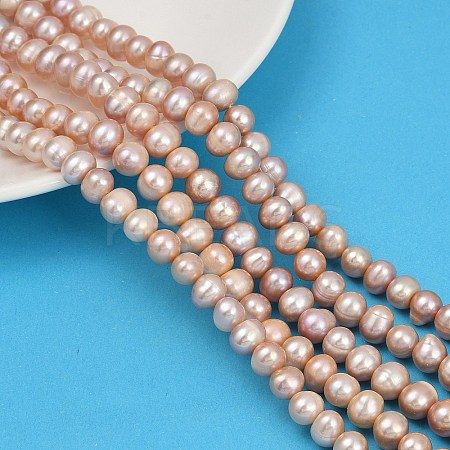 Natural Cultured Freshwater Pearl Beads Strands PEAR-I007-07J-07B-1