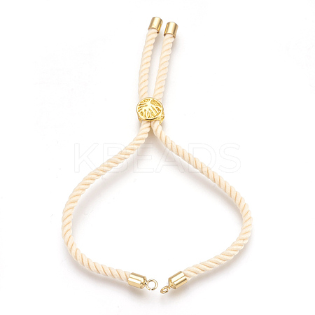Cotton Cord Bracelet Making KK-F758-03K-G-1