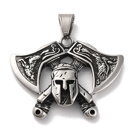Viking 304 Stainless Steel Pendants STAS-U021-08AS-1