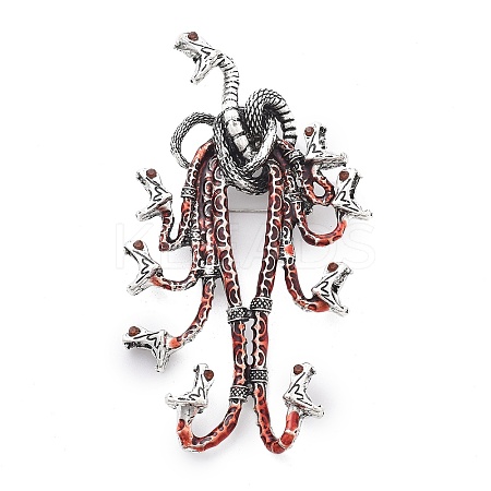 Hydra Enamel Pins JEWB-E041-07AS-02-1