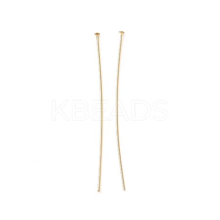 Brass Flat Head Pins KK-WH0058-03D-G01-1