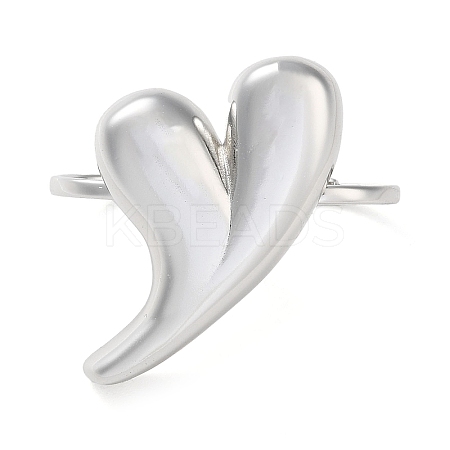 Brass Open Cuff Rings RJEW-K266-03P-1