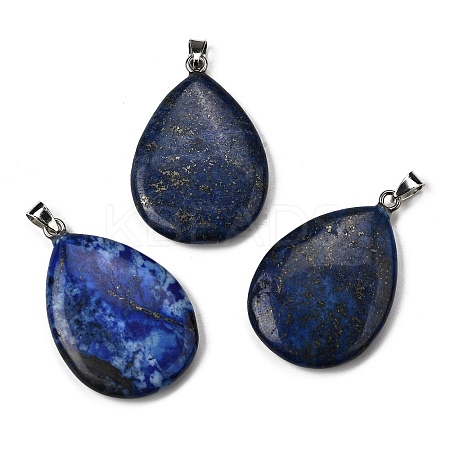 Dyed Natural Lapis Lazuli Pendants G-F820-14P-20-1