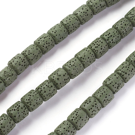 Natural Lava Rock Beads Strands G-F671-04A-10-1
