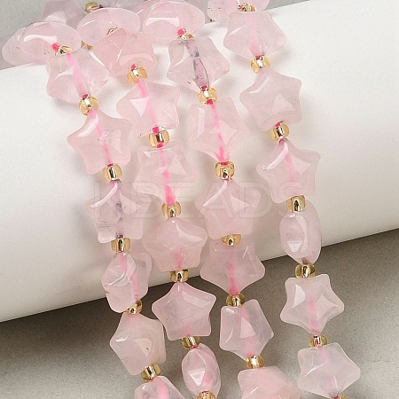 Natural Rose Quartz Beads Strands G-Z080-A10-10mm-1