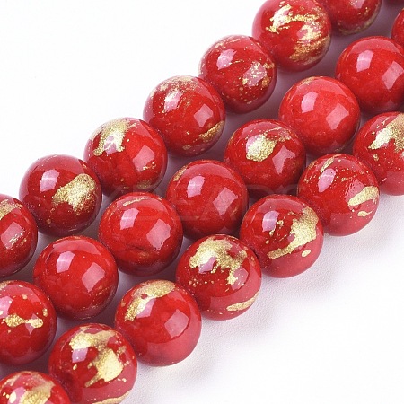 Natural Mashan Jade Beads Strands X-G-F670-A14-12mm-1