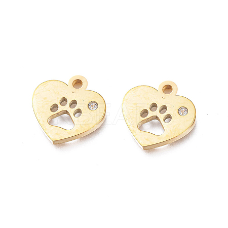 Ion Plating(IP) 304 Stainless Steel Charms LS-STAS-L245-002G-1
