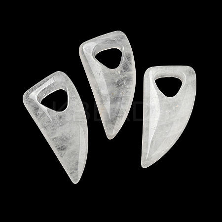 Natural Quartz Crystal Pendants G-M417-03F-1