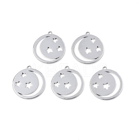 Non-Tarnish 201 Stainless Steel Pendants LS-STAS-T063-184P-1