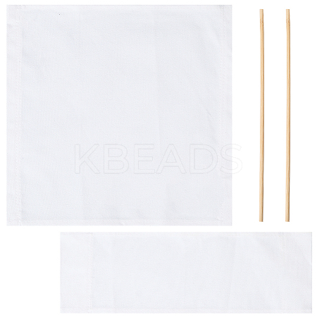 Cloth & Bamboo Sticks for Beach Chair Cloth Replacement Supplies AJEW-WH20018-05B-1
