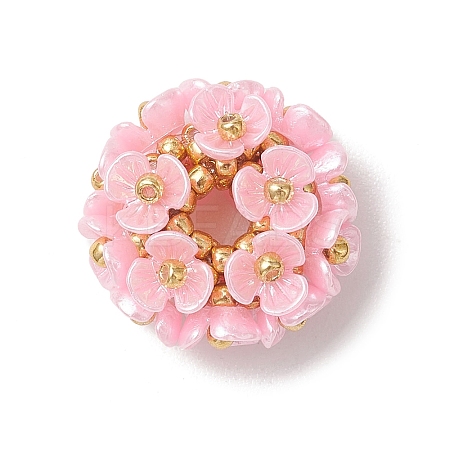 Resin Imitation Pearl Beads PALLOY-MZ01261-05-1
