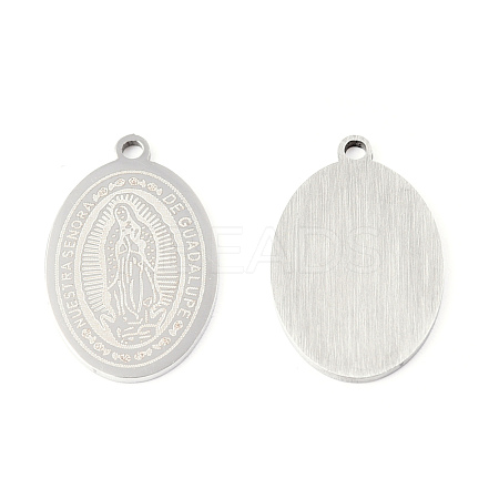Non-Tarnish 201 Stainless Steel Pendants STAS-N091-175P-1