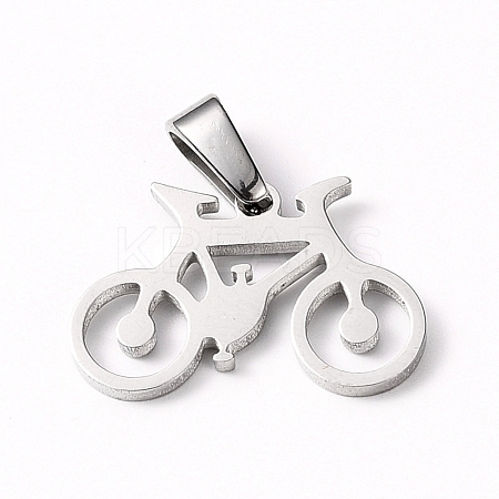 Tarnish Resistant 304 Stainless Steel Pendants STAS-I127-017P-1