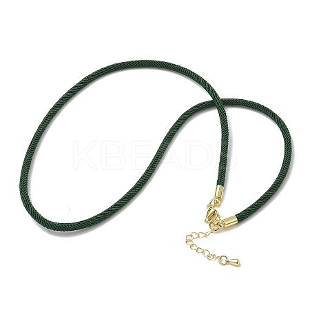 3MM Nylon Milan Cord Necklace Making NJEW-H084-01G-32-1