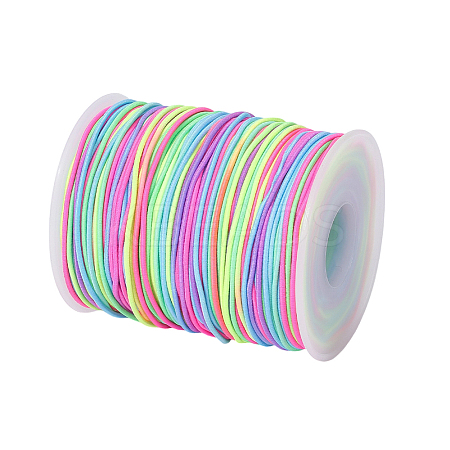 Segment Dyed Round Polyester Elastic Cord OCOR-WH20018-35D-1