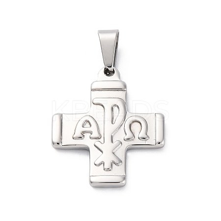 304 Stainless Steel Pendants STAS-L286-14P-1