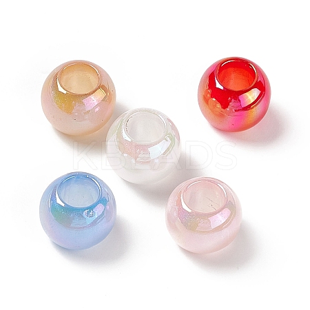 Opaque Acrylic Beads OACR-C008-08-1