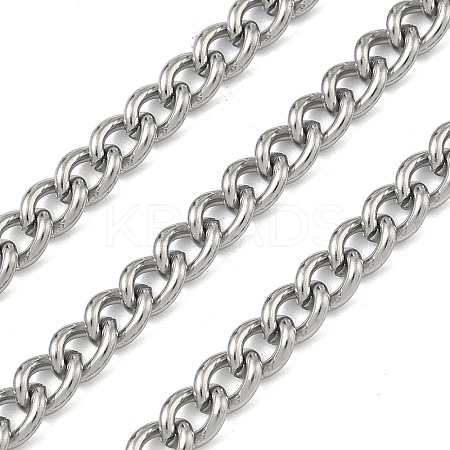 304 Stainless Steel Curb Chains CHS-B016D-P-1