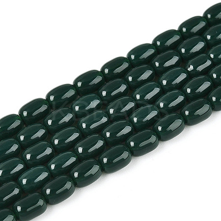 Opaque Glass Beads Strands GLAA-T028-14P-05-1