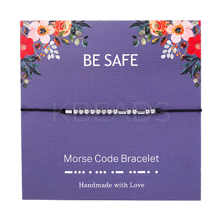 Be Safe Morse Code Bracelets FS-WG6A0C8-11-1