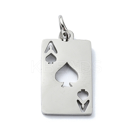 Non-Tarnish 304 Stainless Steel Pendants STAS-C097-65P-1