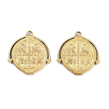 304 Stainless Steel Pendants STAS-P364-10G-1
