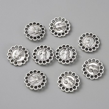 Tibetan Style Zinc Alloy Filigree Joiners FIND-TAC0010-29AS-1