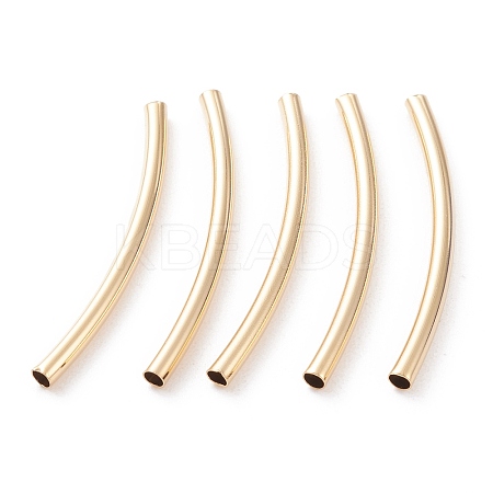Brass Tube Beads X-KK-Y003-89B-G-1