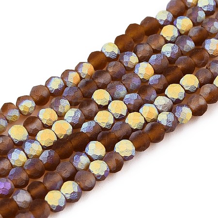 Transparent Glass Beads Strands EGLA-A044-T2mm-MB02-1