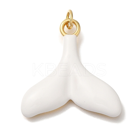 Rack Plating Brass Enamel Pendants KK-I720-24G-01-1
