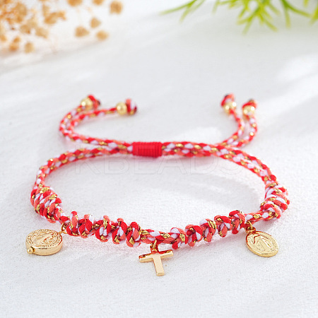 Brass Charm Bracelets OD9746-2-1