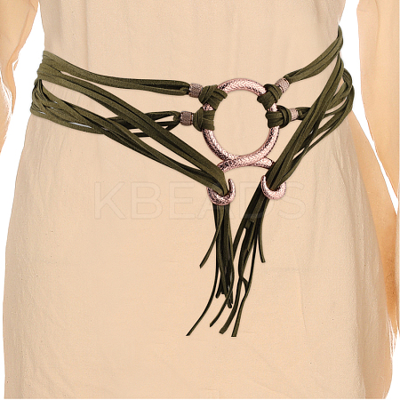 Polyester Chain Belts for Women Ladies Dress AJEW-WH20018-51E-1