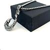 Vintage Style 304 Stainless Steel Fish Hook Pendant Necklaces for Men Women Jewelry NL8016-3