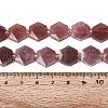 Natural Red Hematoid Quartz Beads Strands G-N368-01A-12-5