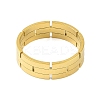 304 Stainless Steel Chain Shape Finger Ring LS-RJEW-C084-01C-G-2