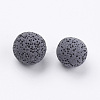 Unwaxed Natural Lava Rock Beads G-I190-16mm-B05-2